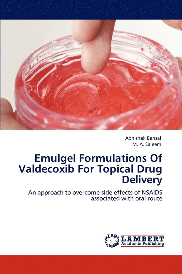 Emulgel Formulations Of Valdecoxib For Topical Drug Delivery 1