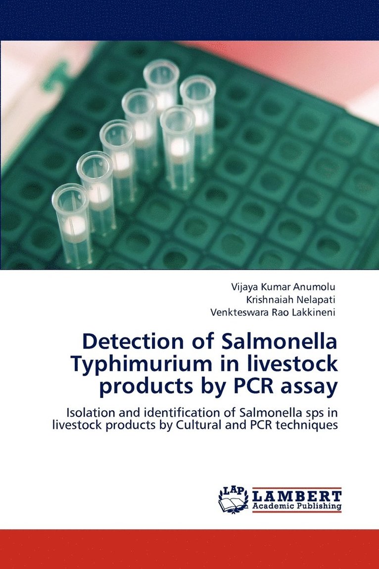 Detection of Salmonella Typhimurium in livestock products by PCR assay 1