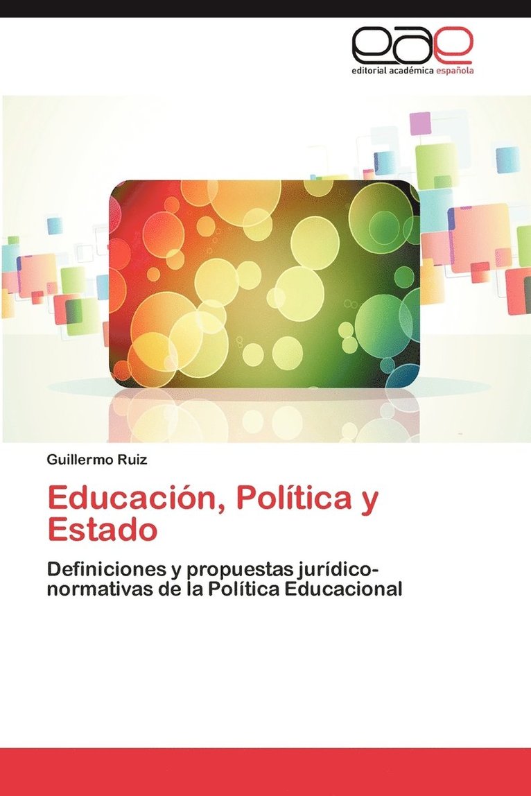 Educacin, Poltica y Estado 1