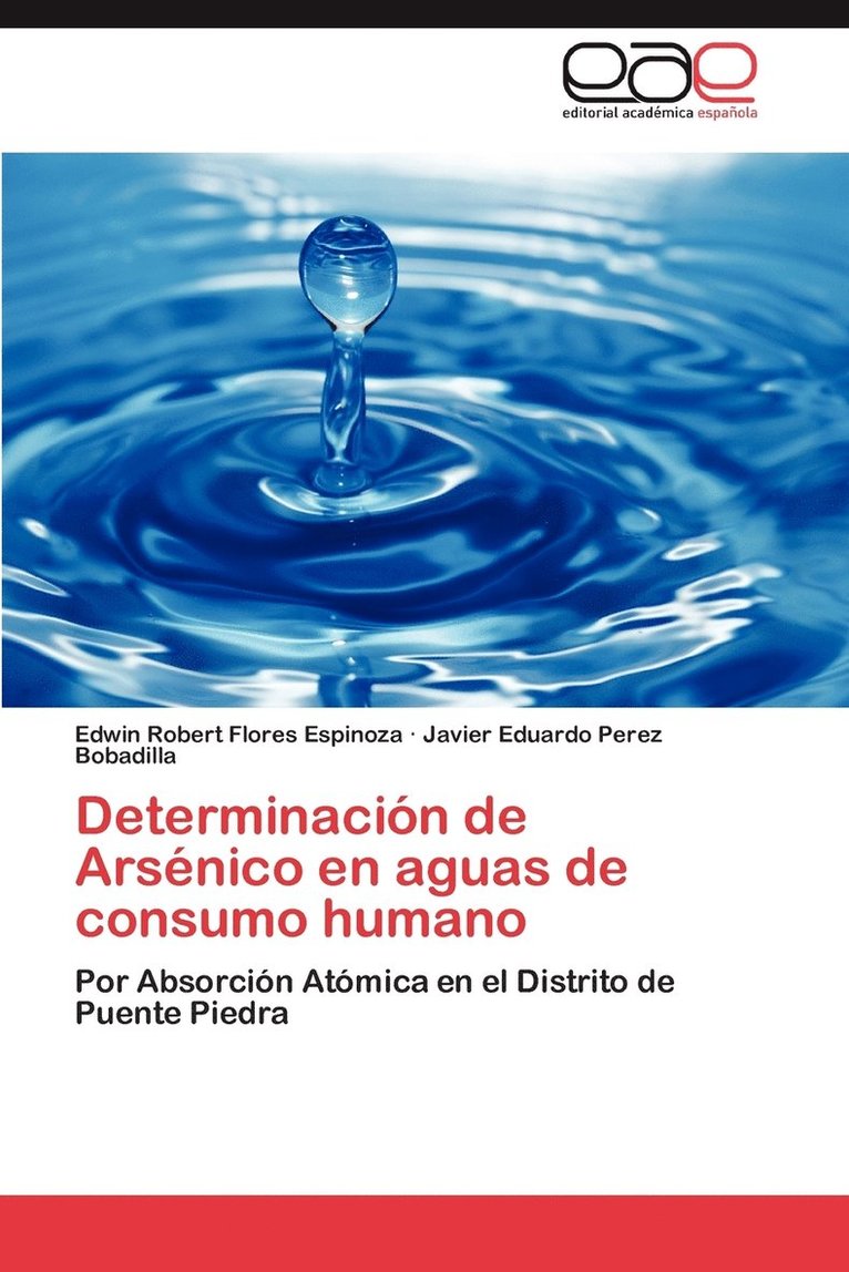 Determinacin de Arsnico en aguas de consumo humano 1