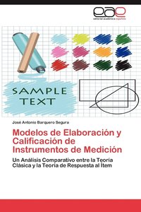 bokomslag Modelos de Elaboracion y Calificacion de Instrumentos de Medicion