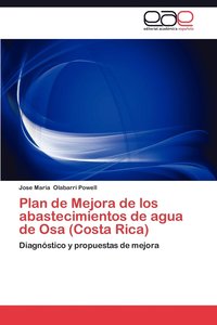 bokomslag Plan de Mejora de Los Abastecimientos de Agua de Osa (Costa Rica)