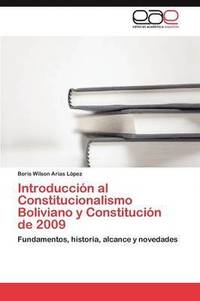 bokomslag Introduccion Al Constitucionalismo Boliviano y Constitucion de 2009