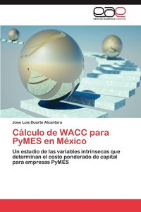 bokomslag Calculo de Wacc Para Pymes En Mexico