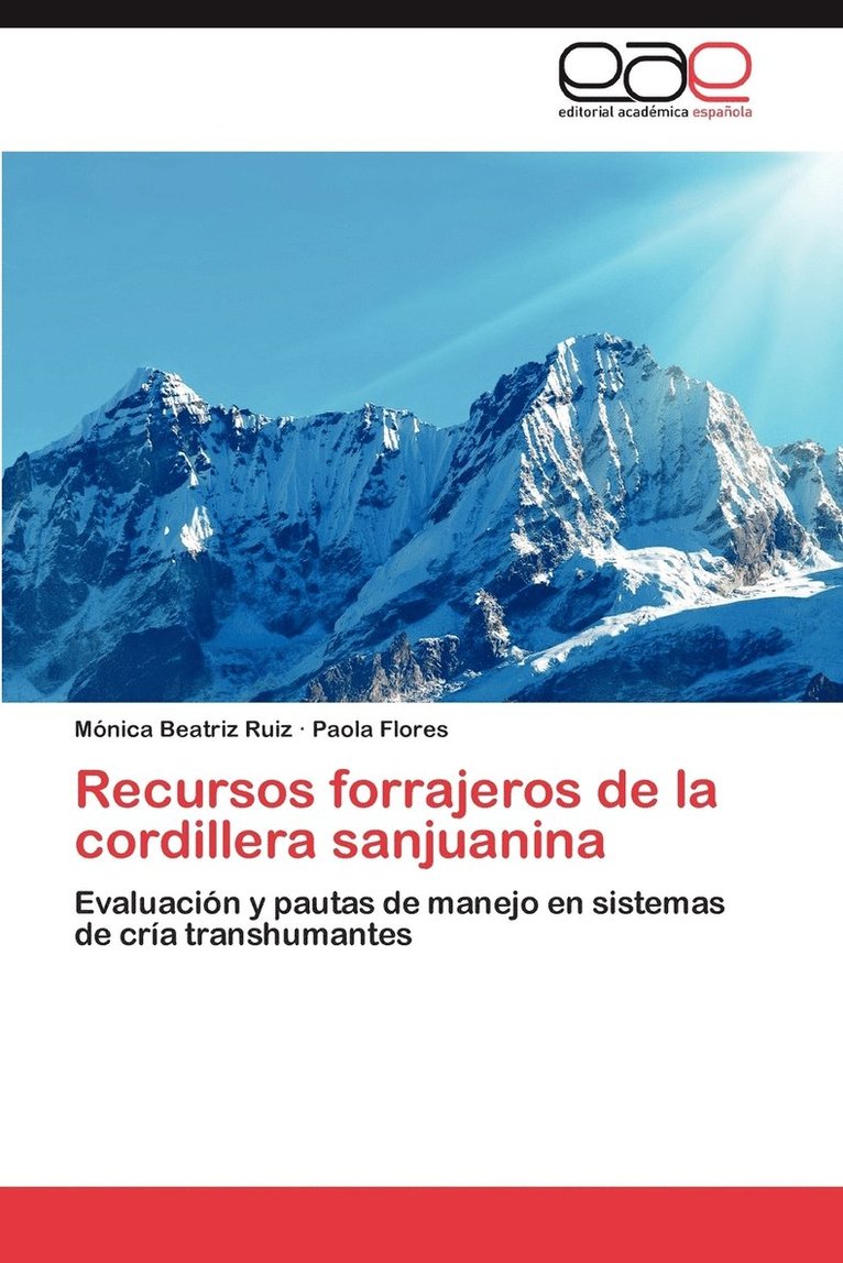 Recursos Forrajeros de La Cordillera Sanjuanina 1
