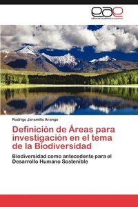 bokomslag Definicion de Areas Para Investigacion En El Tema de La Biodiversidad