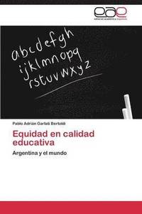 bokomslag Equidad En Calidad Educativa