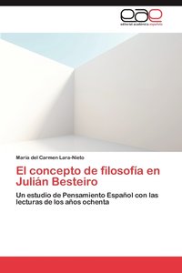 bokomslag El Concepto de Filosofia En Julian Besteiro