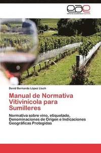 bokomslag Manual de Normativa Vitivinicola Para Sumilleres