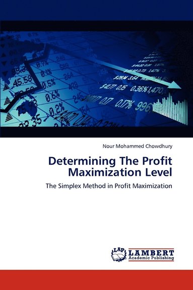 bokomslag Determining The Profit Maximization Level
