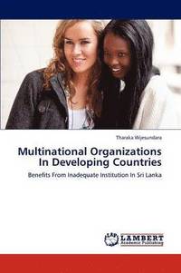 bokomslag Multinational Organizations in Developing Countries