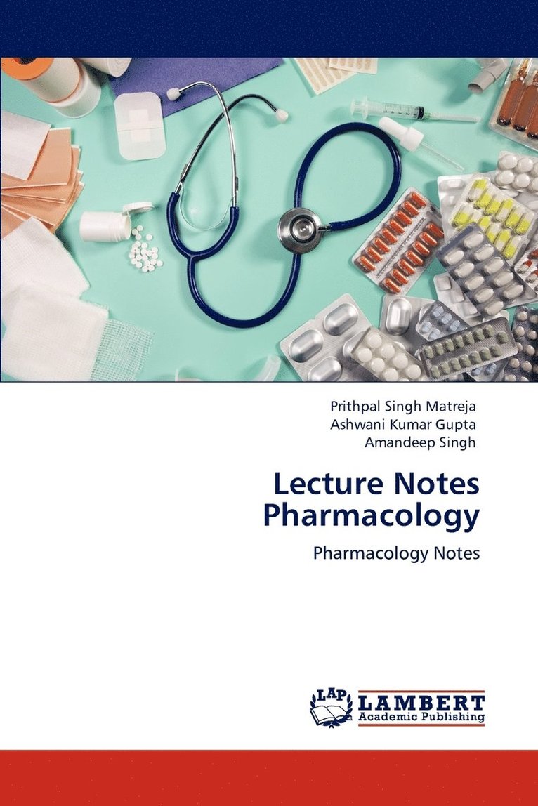 Lecture Notes Pharmacology 1