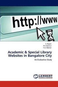 bokomslag Academic & Special Library Websites in Bangalore City