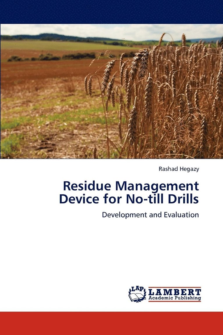 Residue Management Device for No-till Drills 1