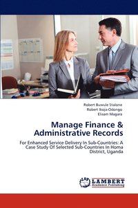 bokomslag Manage Finance & Administrative Records