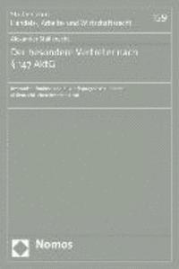 bokomslag Der Besondere Vertreter Nach 147 Aktg: Bestandsaufnahme Und Zukunftsprognose Zu Einem Aktienrechtlichen Rechtsinstitut
