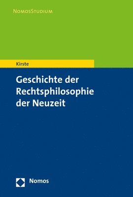 bokomslag Geschichte Der Rechtsphilosophie Der Neuzeit