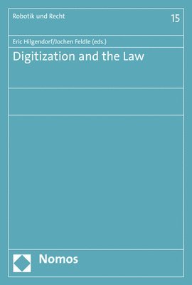 Eric Hilgendorf, Jochen Feldle - Digitization and the Law, Häftad. Tillgänglighet: Lägg i varukorg