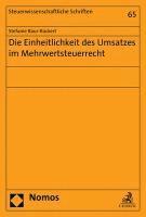 bokomslag Die Einheitlichkeit Des Umsatzes Im Mehrwertsteuerrecht