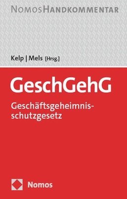 bokomslag Geschaftsgeheimnisschutzgesetz: Geschgehg