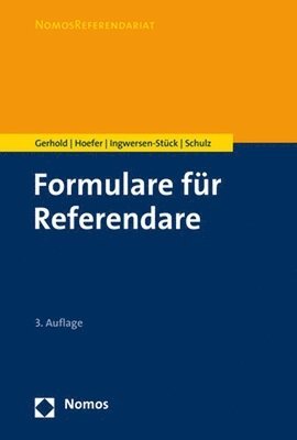 bokomslag Formulare Fur Referendare