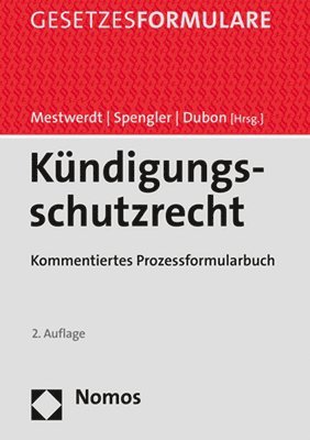 bokomslag Kundigungsschutzrecht: Kommentiertes Prozessformularbuch