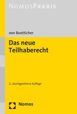 Arne Von Boetticher, Arne von Boetticher - Das Neue Teilhaberecht, Häftad