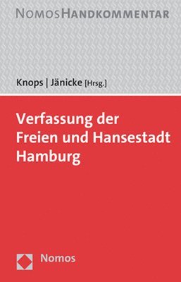 bokomslag Verfassung der Freien und Hansestadt Hamburg