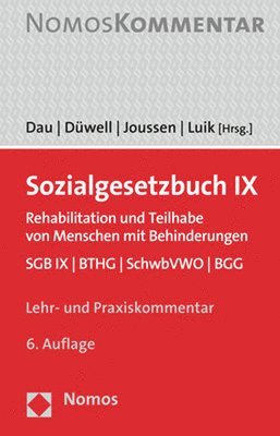 bokomslag Sozialgesetzbuch IX