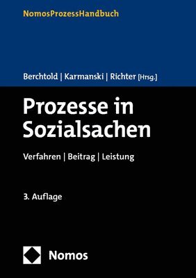 Prozesse in Sozialsachen: Verfahren U Beitrag U Leistung 1