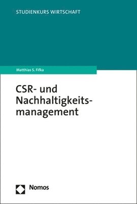 Matthias S. Fifka - Csr- Und Nachhaltigkeitsmanagement, Häftad