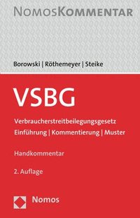 bokomslag Vsbg Verbraucherstreitbeilegungsgesetz: Einfuhrung U Kommentierung U Muster