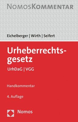 bokomslag Urheberrechtsgesetz: Mit Verwertungsgesellschaftengesetz Und Urheberrechts-Diensteanbieter-Gesetz