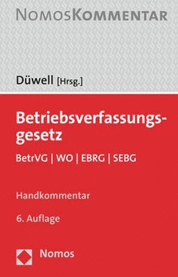 bokomslag Betriebsverfassungsgesetz: Betrvg U Wo U Ebrg U Sebg