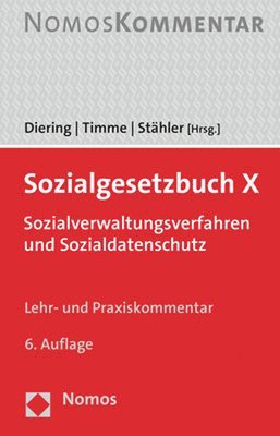 bokomslag Sozialgesetzbuch X: Sozialverwaltungsverfahren Und Sozialdatenschutz