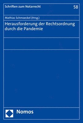 bokomslag Herausforderung Der Rechtsordnung Durch Die Pandemie