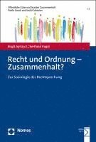 Recht Und Ordnung - Zusammenhalt?: Zur Soziologie Der Rechtsprechung 1