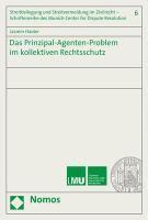 Das Prinzipal-Agenten-Problem Im Kollektiven Rechtsschutz 1