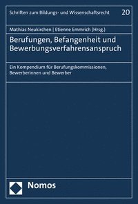 bokomslag Berufungen, Befangenheit und Bewerbungsverfahrensanspruch