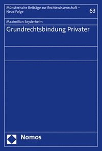 bokomslag Grundrechtsbindung Privater