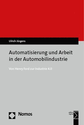 bokomslag Automatisierung und Arbeit in der Automobilindustrie
