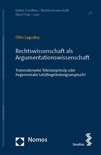 bokomslag Rechtswissenschaft als Argumentationswissenschaft