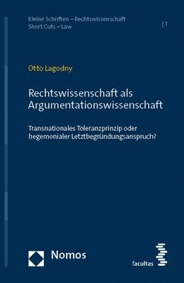 bokomslag Rechtswissenschaft als Argumentationswissenschaft
