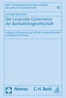 bokomslag Die Corporate Governance der Bankaktiengesellschaft