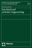 bokomslag Das Recht Auf Verbalen Gegenschlag