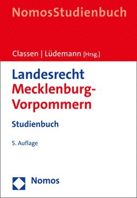 Landesrecht Mecklenburg-Vorpommern: Studienbuch 1