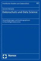 bokomslag Datenschutz Und Data Science: Herausforderungen Und Handlungsoptionen Im Beschaftigtendatenschutz