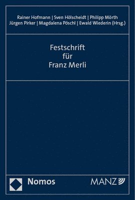 bokomslag Festschrift Fur Franz Merli