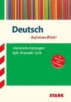 bokomslag Deutsch - auf einen Blick! Gattungen: Epik, Dramatik und Lyrik