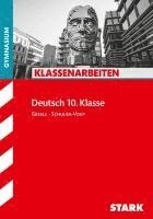 bokomslag Klassenarbeiten Deutsch 10. Klasse Gymnasium